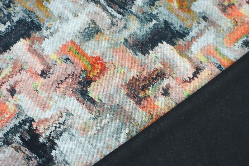 Strickjersey Digital Chevron