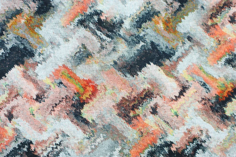 Strickjersey Digital Chevron