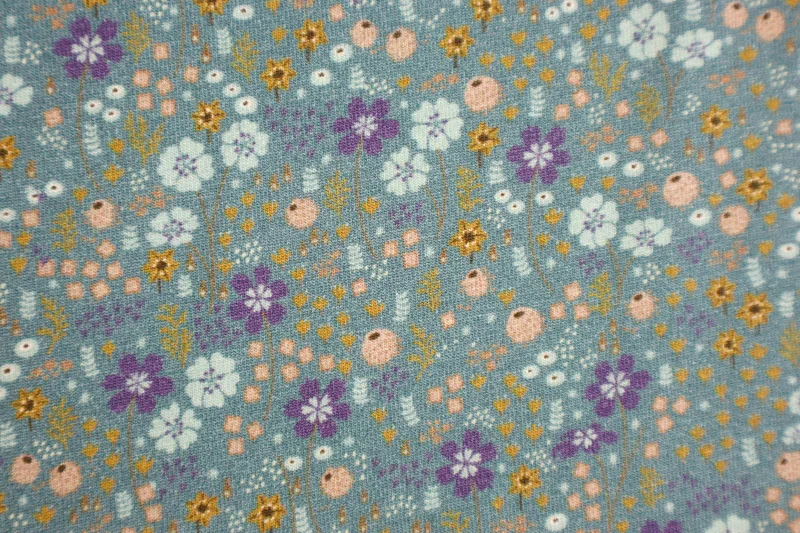 Baumwolljersey Junas Blumenwiese
