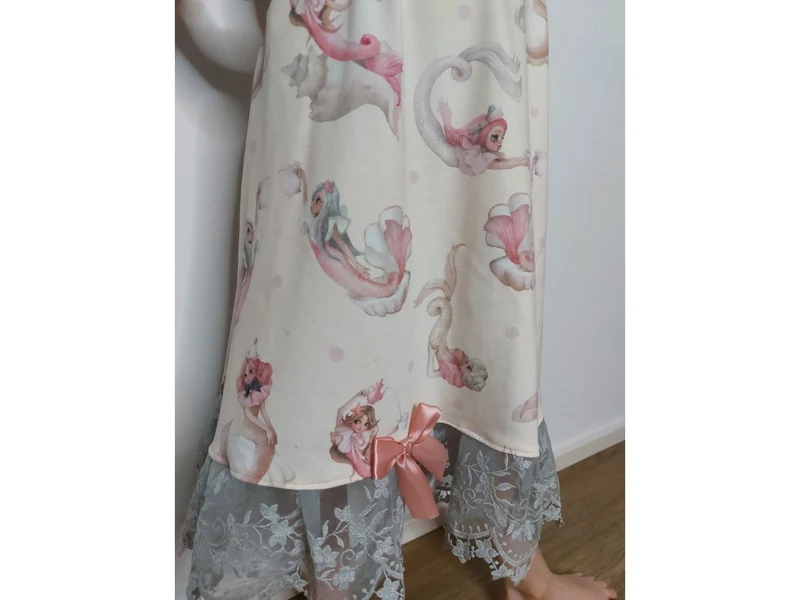 Baumwolljersey Digital Magic Mermaids Teatime