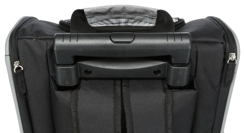 2in1 Rucksack-Trolley für Hunde und Katzen aus Meshmaterial mit Außentaschen