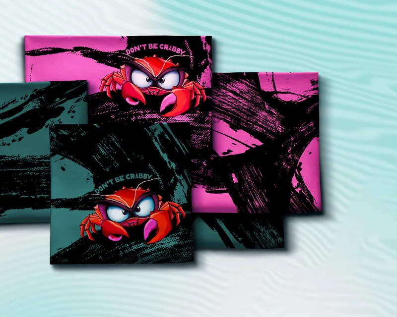 Panel French Terry Eddy the Crab by Thorsten Berger