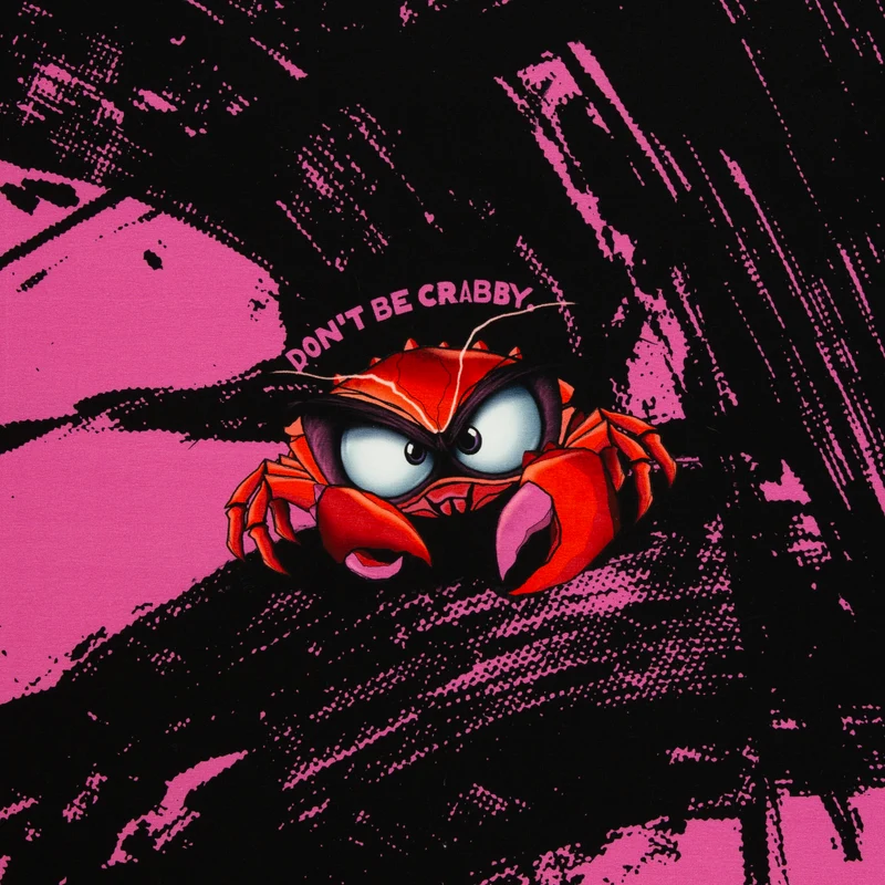 Panel French Terry Eddy the Crab by Thorsten Berger