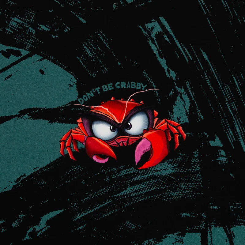 Panel French Terry Eddy the Crab by Thorsten Berger