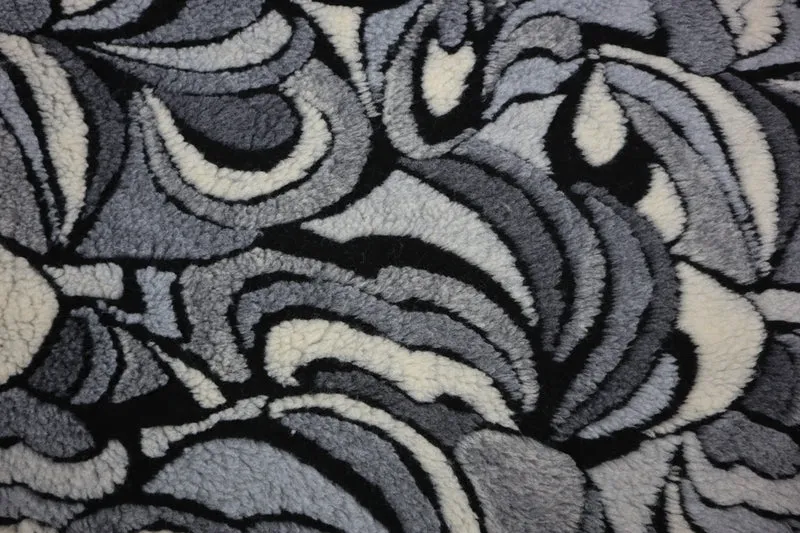 Teddy Stoff Jacquard Tina - grau