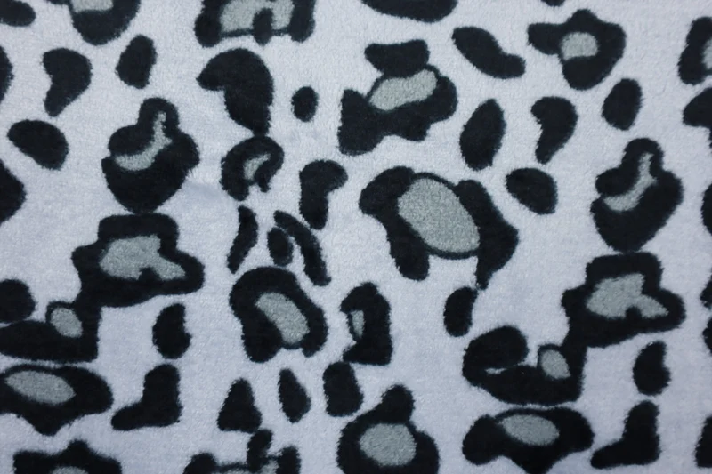 Wellnessfleece Leo Look - grau