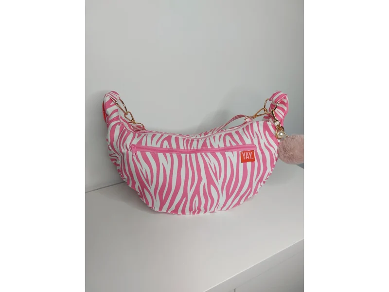 Canvas Digital Zebra - pink