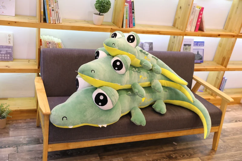 Lustiges Comic Krokodil XXL Kuscheltier