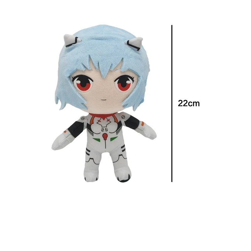 Kawaii Ayanami Rei Plüsch Figur (ca. 20cm)