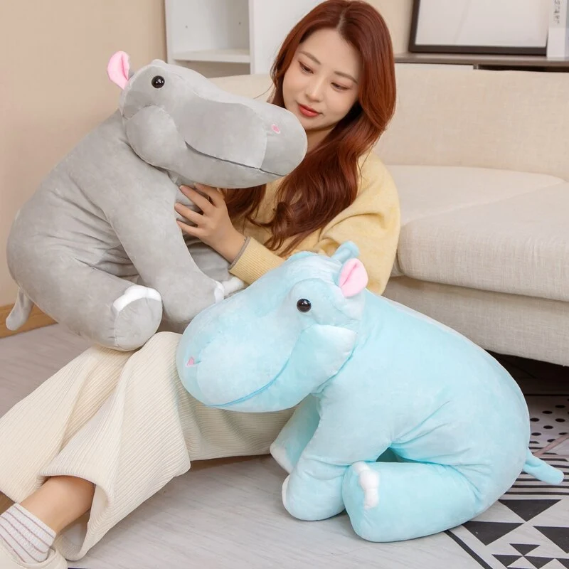XXL Hippo Plüsch Kuscheltier (55cm oder 70cm)