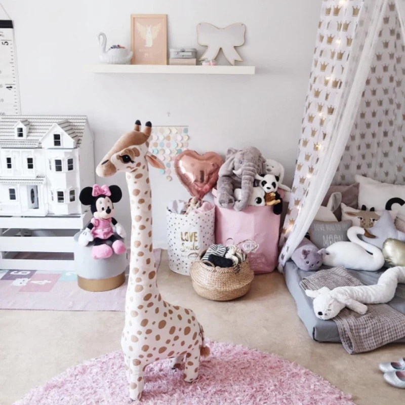 Kuscheltier große Plüsch Giraffe, 67 cm