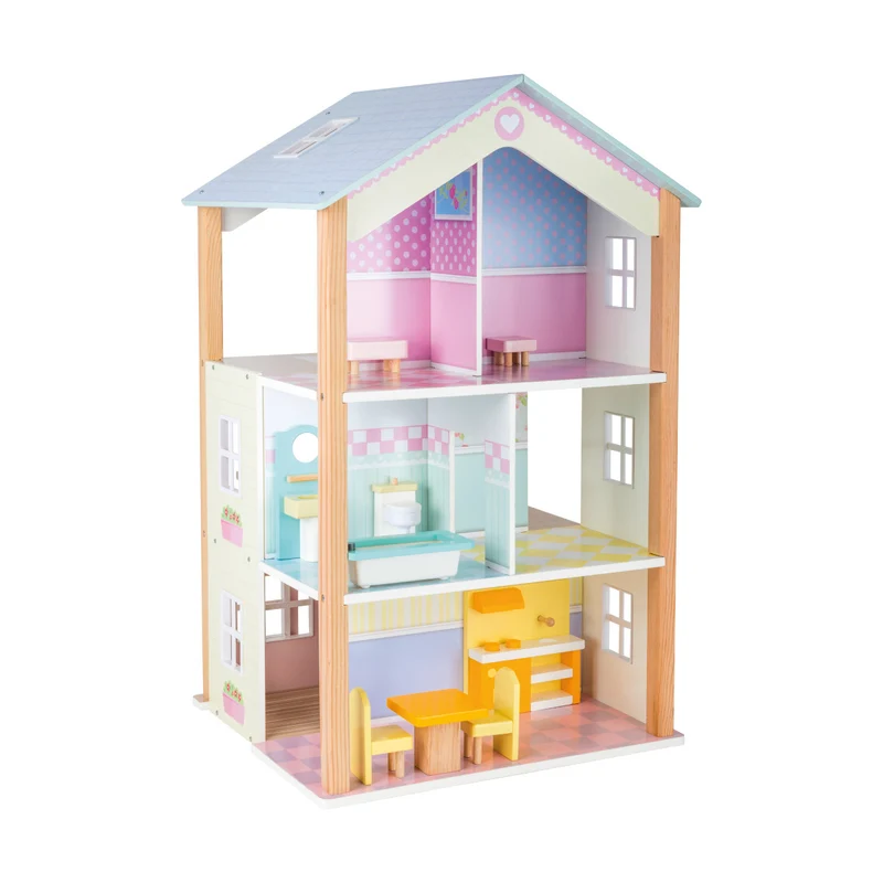 Puppenhaus "Palast" mit 3 Etagen