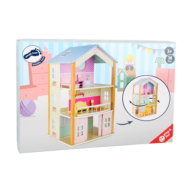 Puppenhaus "Palast" mit 3 Etagen