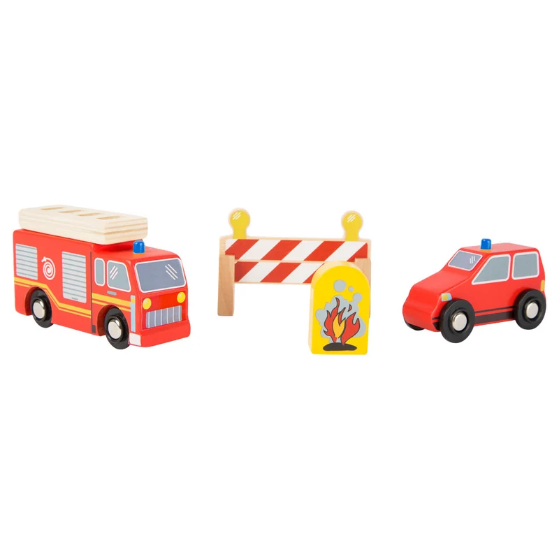 Feuerwehr Spielzeug-Set mit Feuerwehrauto