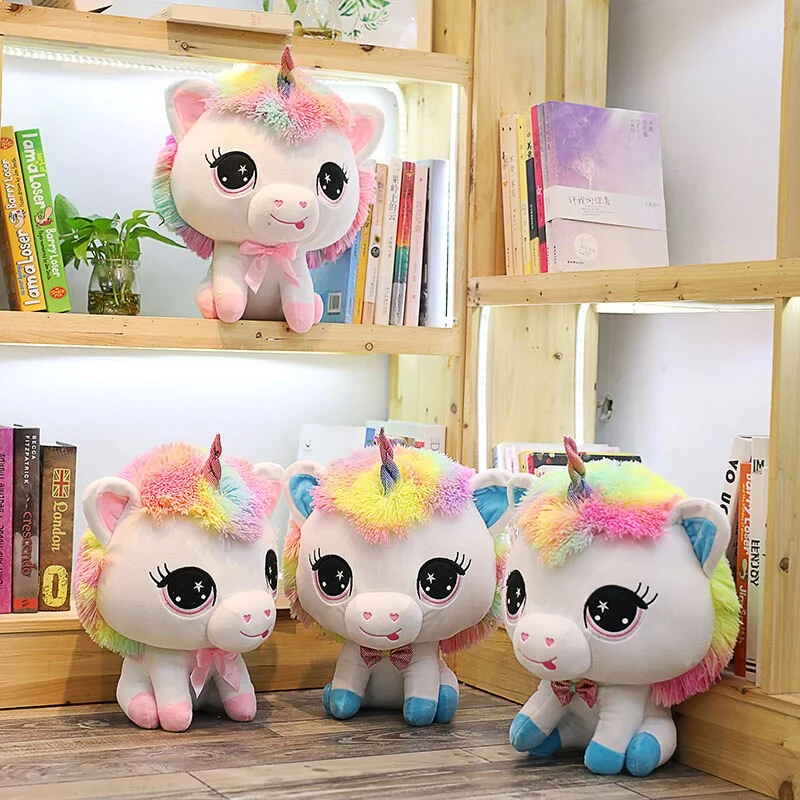 Bunte Manga Regenbogen Einhorn Kuscheltiere