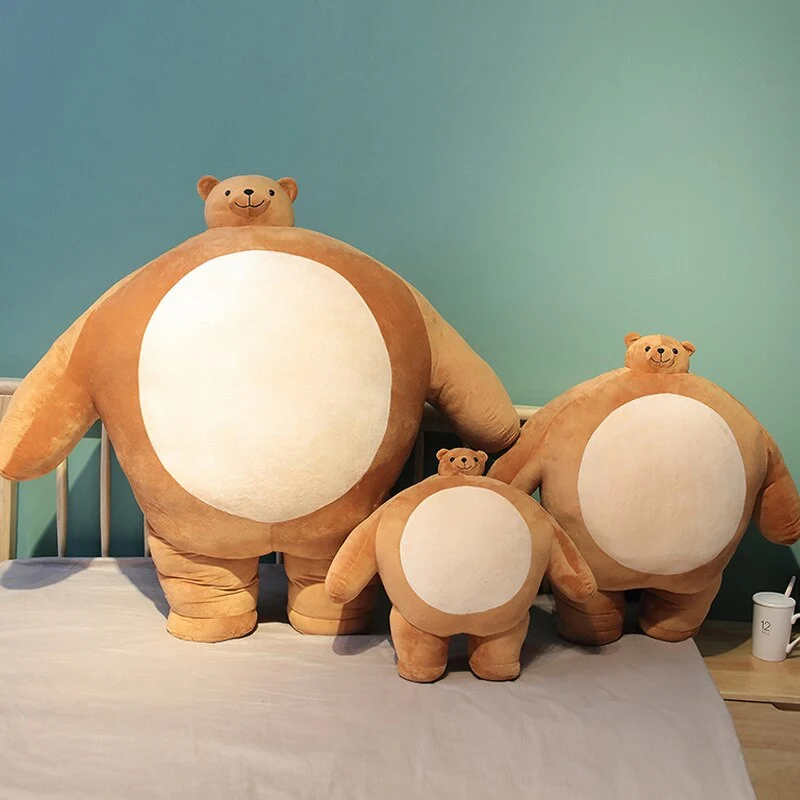 Lustiger Teddybär mit kleinen Kopf 45/70cm