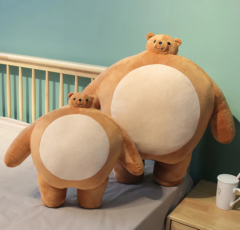 Lustiger Teddybär mit kleinen Kopf 45/70cm