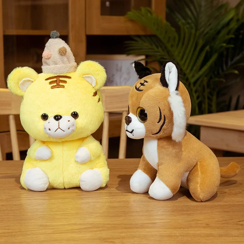 Plüschiger Mini Tiger in verschiedenen Motiven - Kuschel Tiger