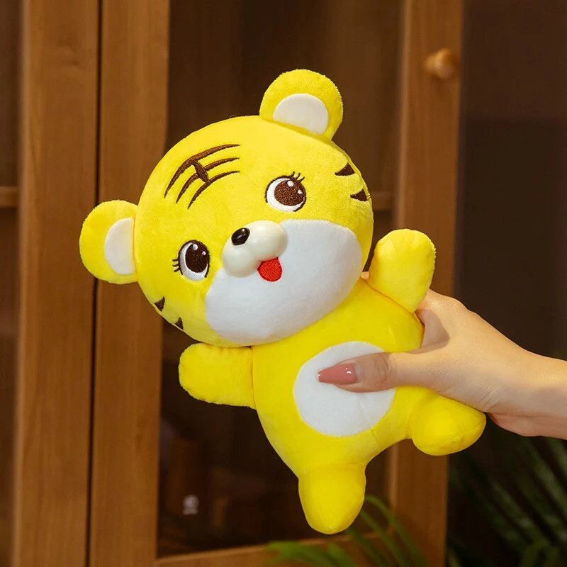Plüschiger Mini Tiger in verschiedenen Motiven - Kuschel Tiger
