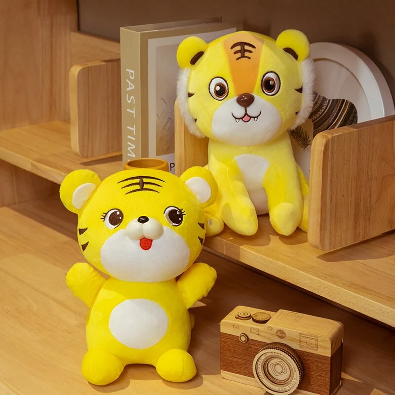 Plüschiger Mini Tiger in verschiedenen Motiven - Kuschel Tiger