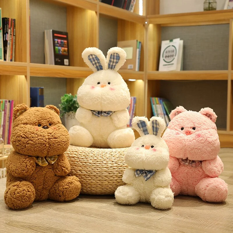 Super Süße Mummelhasen, Ferkel oder Bär Kuscheltiere
