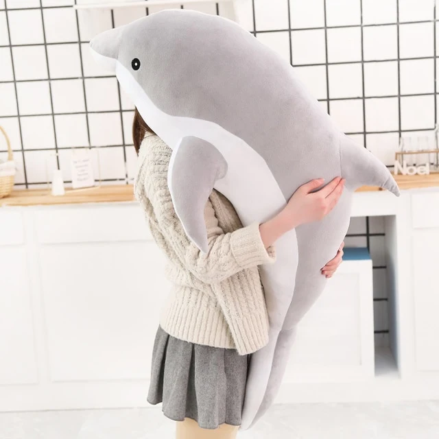 XXL Deflin Stofftier (ca. 50cm bis 160cm) Delphin Plüschtier