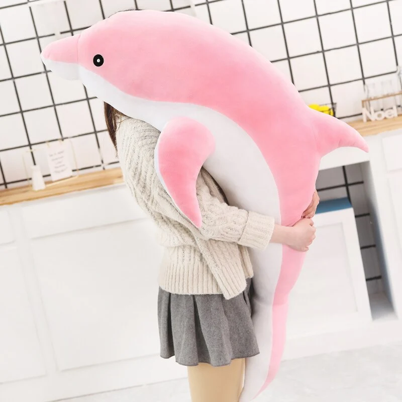 XXL Deflin Stofftier (ca. 50cm bis 160cm) Delphin Plüschtier