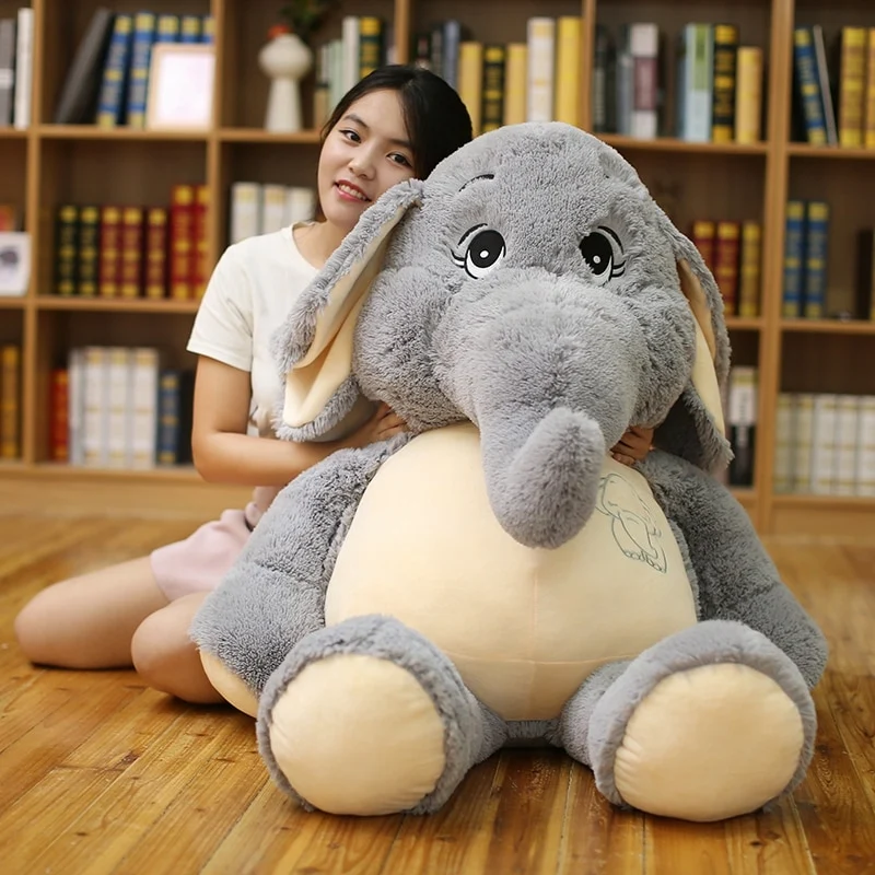 Supergroßer Elefant zum Kuscheln Stofftier 38/58/68cm