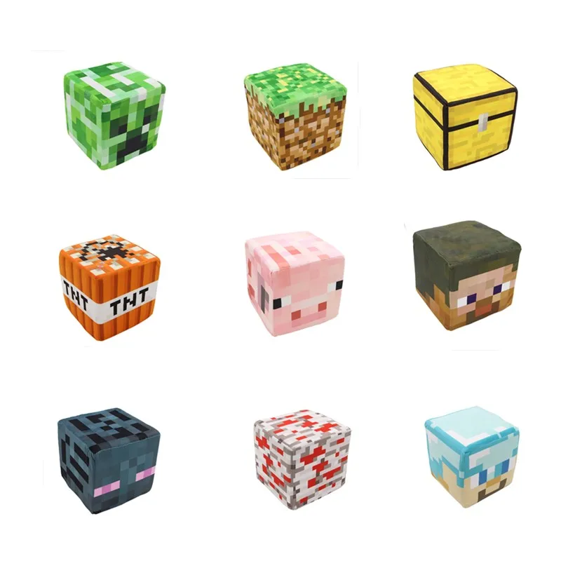 Plüschtier Minecraft Block – Kuscheltier - Stofftier Pixeliert