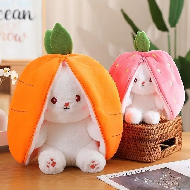 Plüschtier Karotten Hase – Kuscheltier - Stofftier mit Karotte