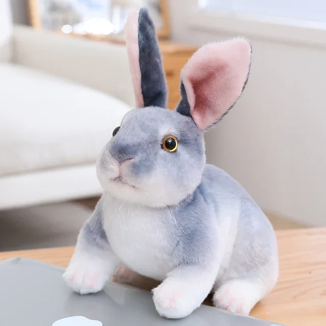 Plüschtier Realistischer Hase – Kuscheltier - Stofftier