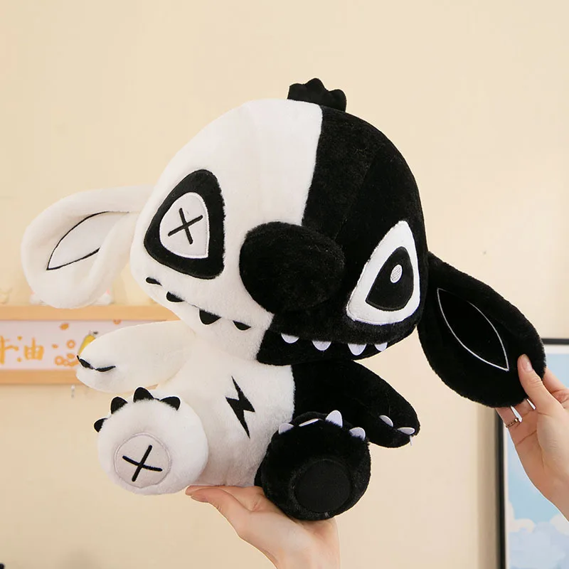 Plüschtier Stitch – Kuscheltier - Stofftier Schwarz Weiß