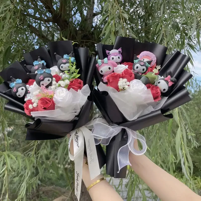 Plüschtier Sanrio Figuren Valentinstag Bouquet – Kuscheltier - Stofftier