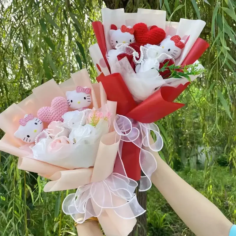 Plüschtier Sanrio Figuren Valentinstag Bouquet – Kuscheltier - Stofftier