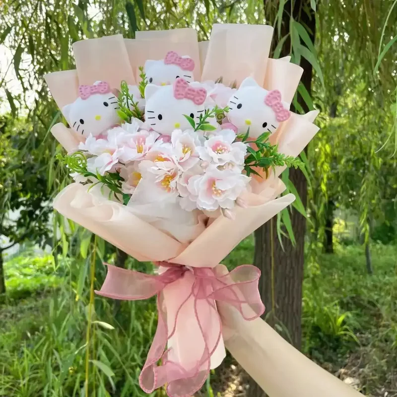 Plüschtier Sanrio Figuren Valentinstag Bouquet – Kuscheltier - Stofftier
