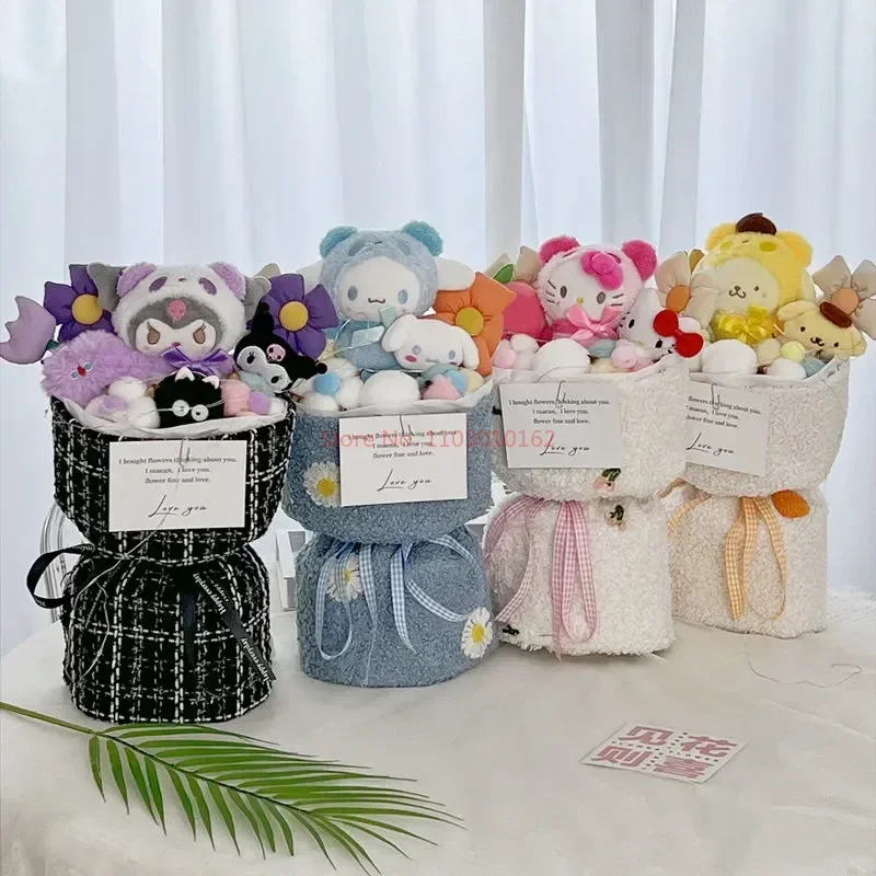 Plüschtier Sanrio Figuren Valentinstag Bouquet – Kuscheltier - Stofftier