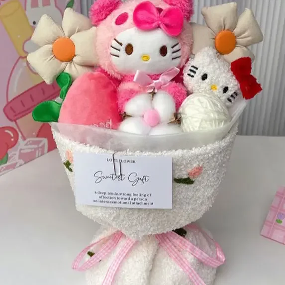 Plüschtier Sanrio Figuren Valentinstag Bouquet – Kuscheltier - Stofftier