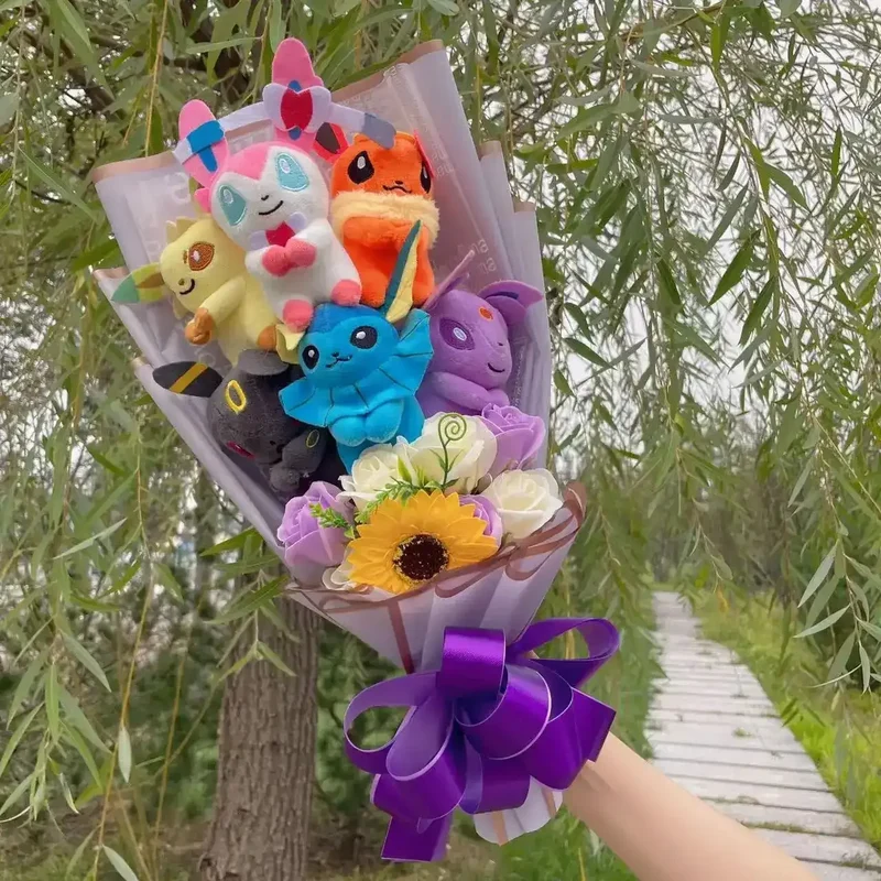 Plüschtier Pokemon Valentinstagsstrauß – Kuscheltier - Stofftier