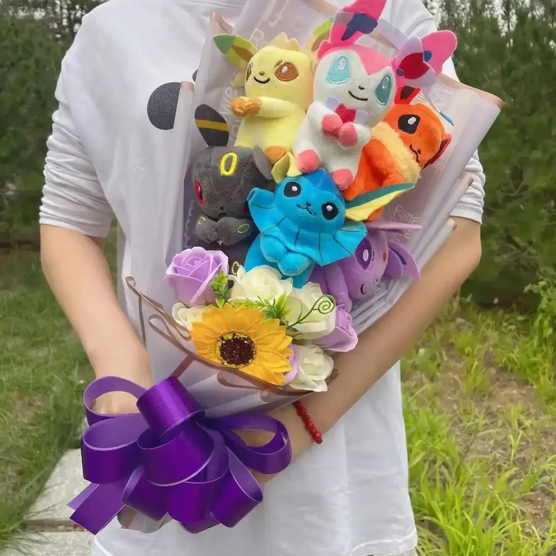 Plüschtier Pokemon Valentinstagsstrauß – Kuscheltier - Stofftier