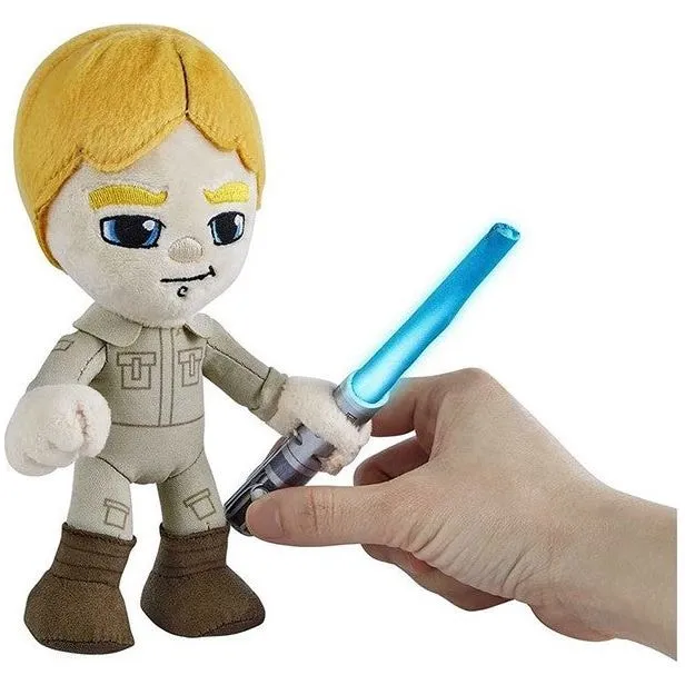 Disney Star Wars Plüsch Luke Skywalker mit leuchtendem Lichtschwert