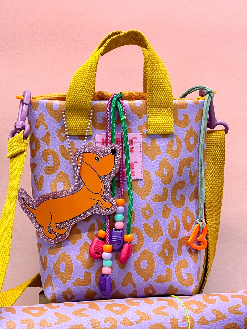 Kunstleder Happy Collection Leo by Cherry Picking - 642 flieder/braun