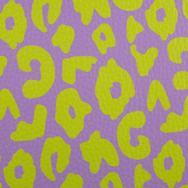 Kunstleder Happy Collection Leo by Cherry Picking - 642 flieder/kiwi