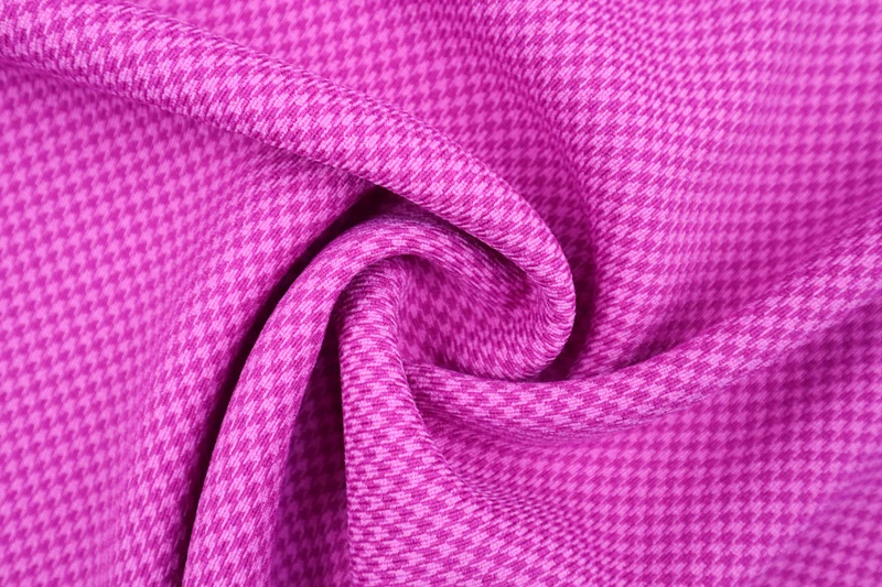 Jacquard Jersey Hahnentritt
