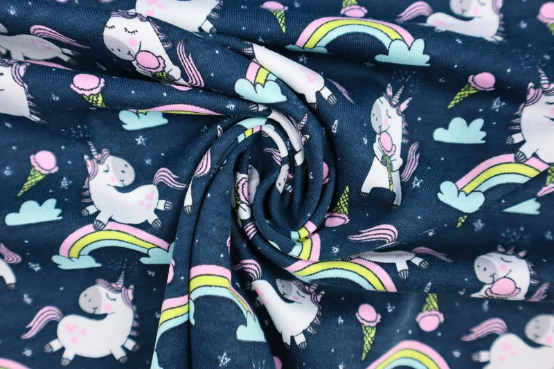 Baumwolljersey Icecream Unicorn