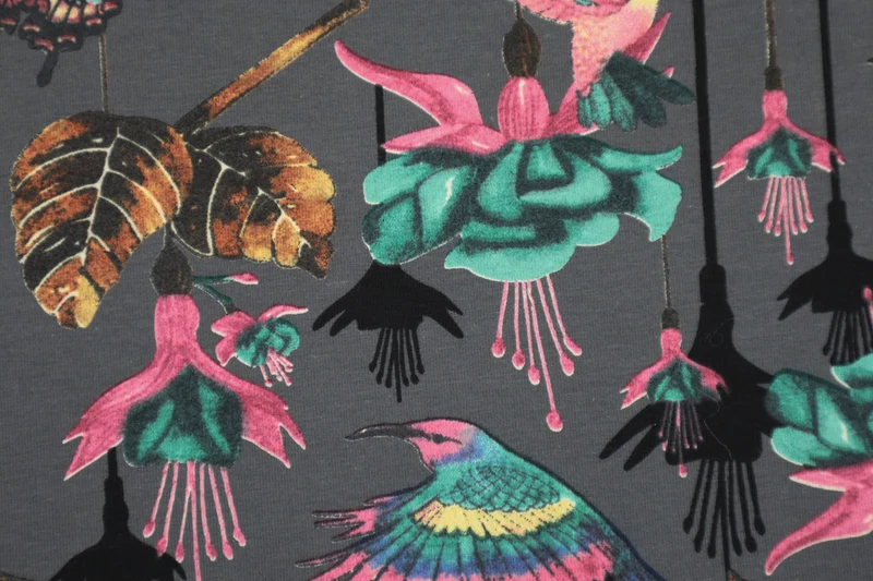 Baumwolljersey Kolibri