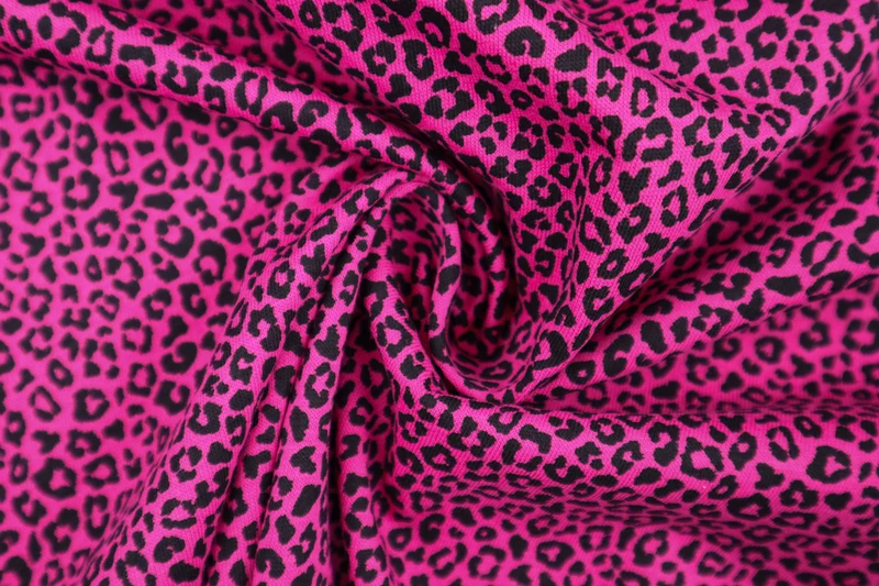 100% Baumwolle Singlejersey Leo - pink