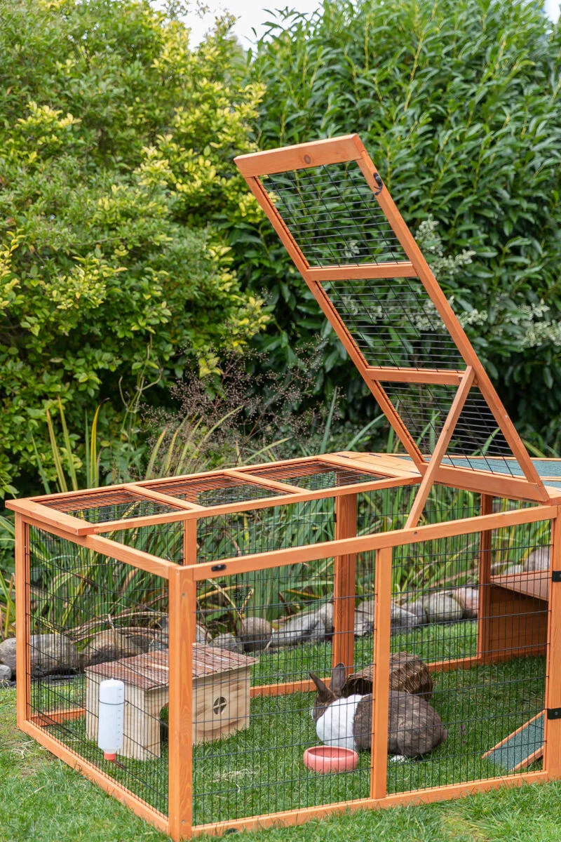 Freilaufgehege XL mit Abdeckung