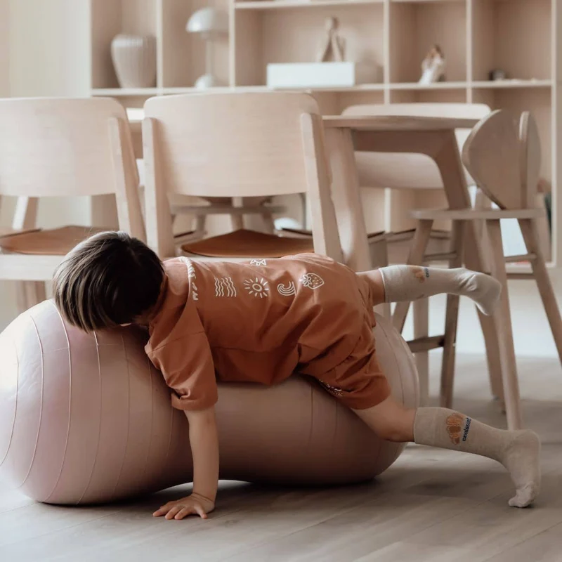 Erdnuss-Gymnastikball für Kinder - Pink