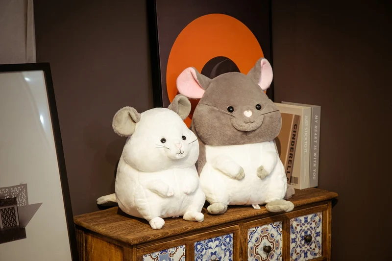 Chinchilla Plüschiges Stofftier 35cm / 45cm