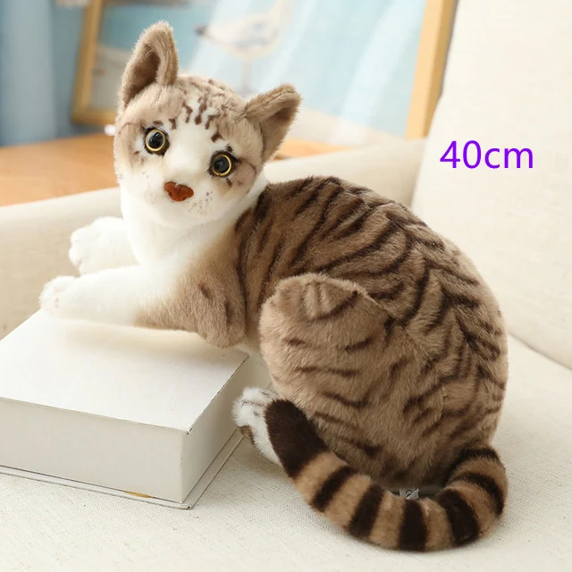 Echt aussehende Kuscheltier Katzen 20 bis 45cm